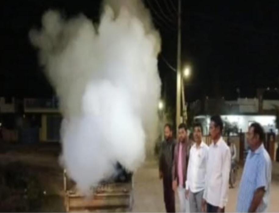 Fogging for mosquito eradication