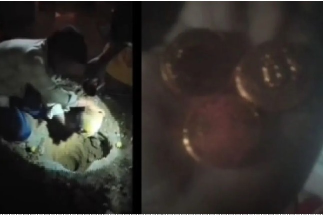 Clashes over gold found in excavations