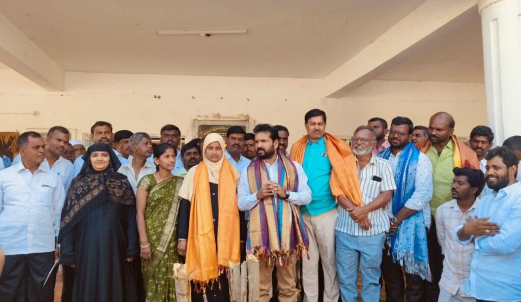 New Sarpanches meet BRS District President