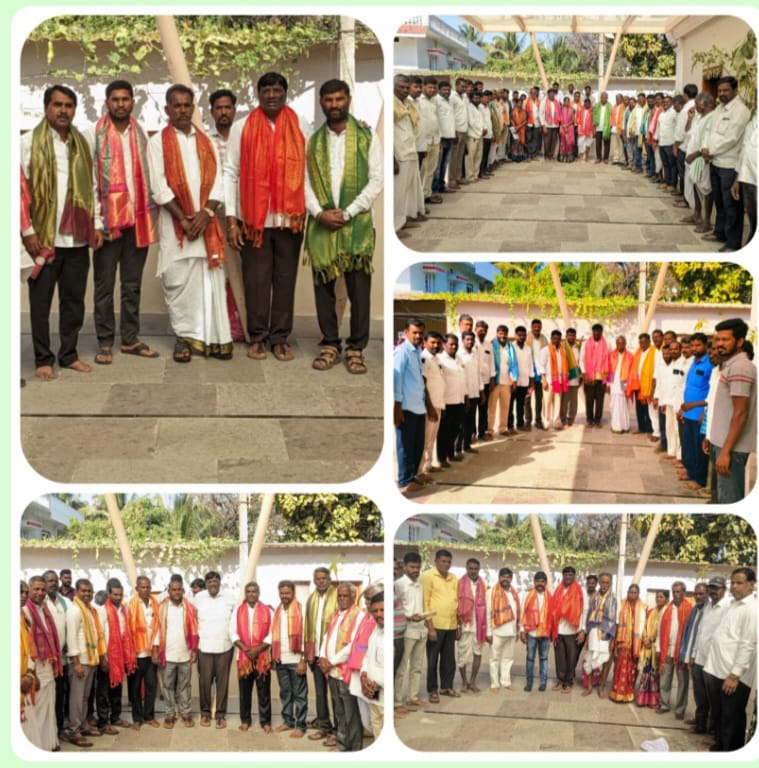 Former  MLA felicitates Sarpanchs