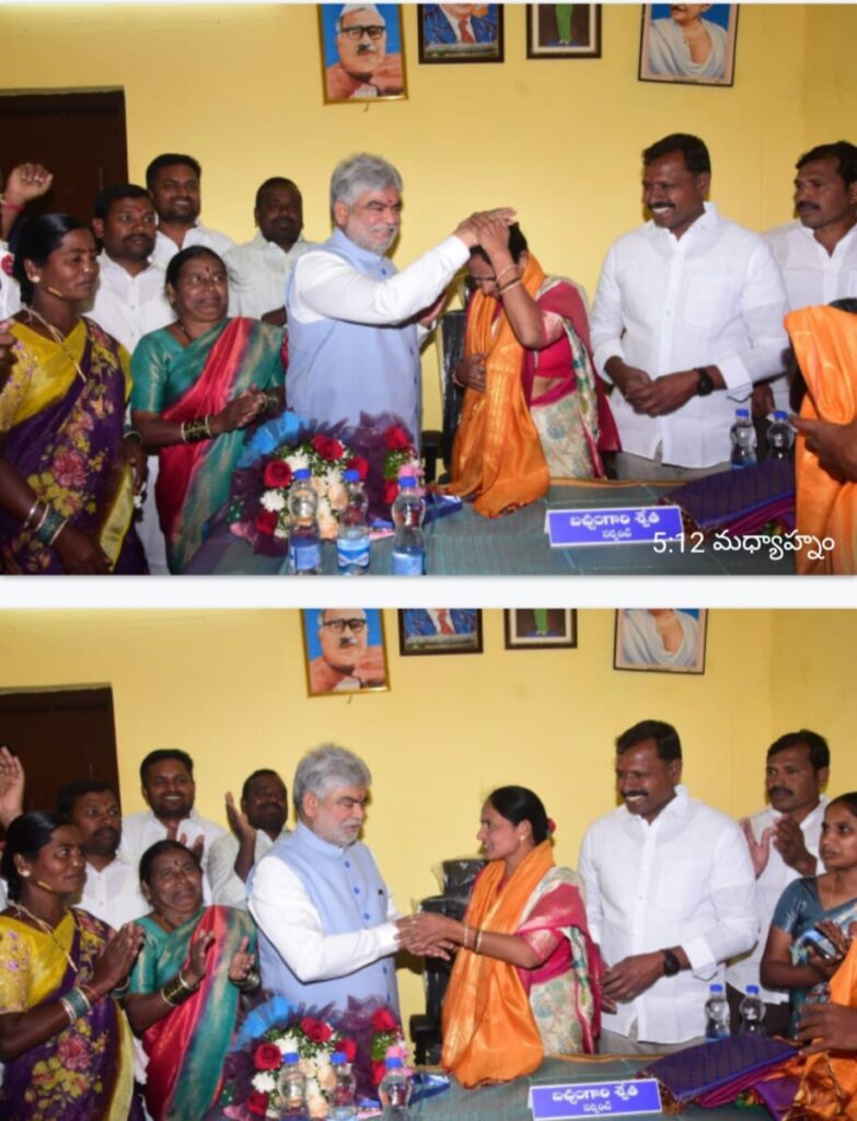 Bachchangari Shweta takes charge as Sarpanch