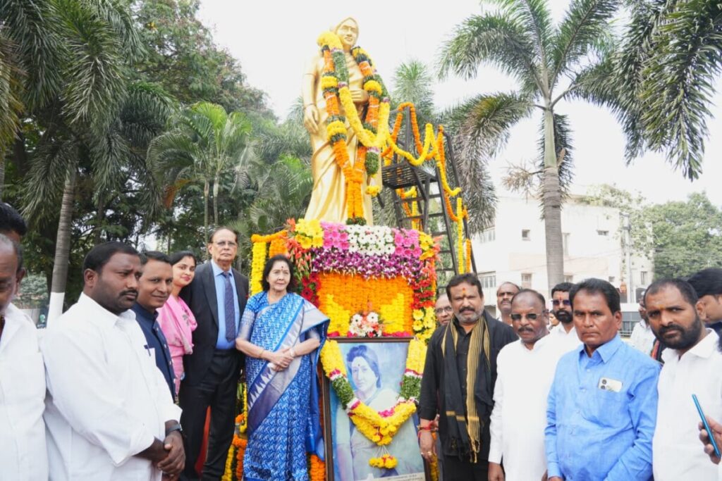 Cantonment MLA Sri Ganesh* participated in anniversary program of Ishwari Bai