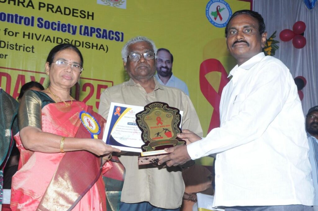 Best Service Award for Kattipalli Simhadri Rao