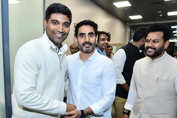 AP Ministers Lokesh, Anita arrive in Delhi 