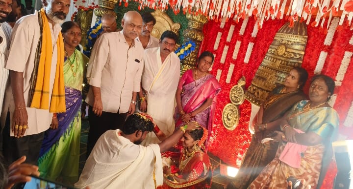 Dr. Sathi Suryanarayana Reddy, who participated in the wedding ceremony 