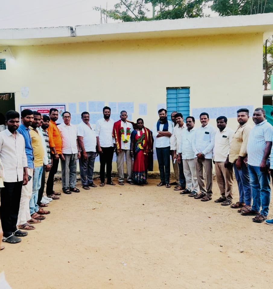 Damarlapalli Gram Panchayat 8th Ward Candidate Erra Nagamani Mallesh