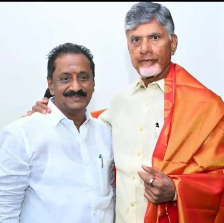 MLA Vegulla meets CM Chandrababu