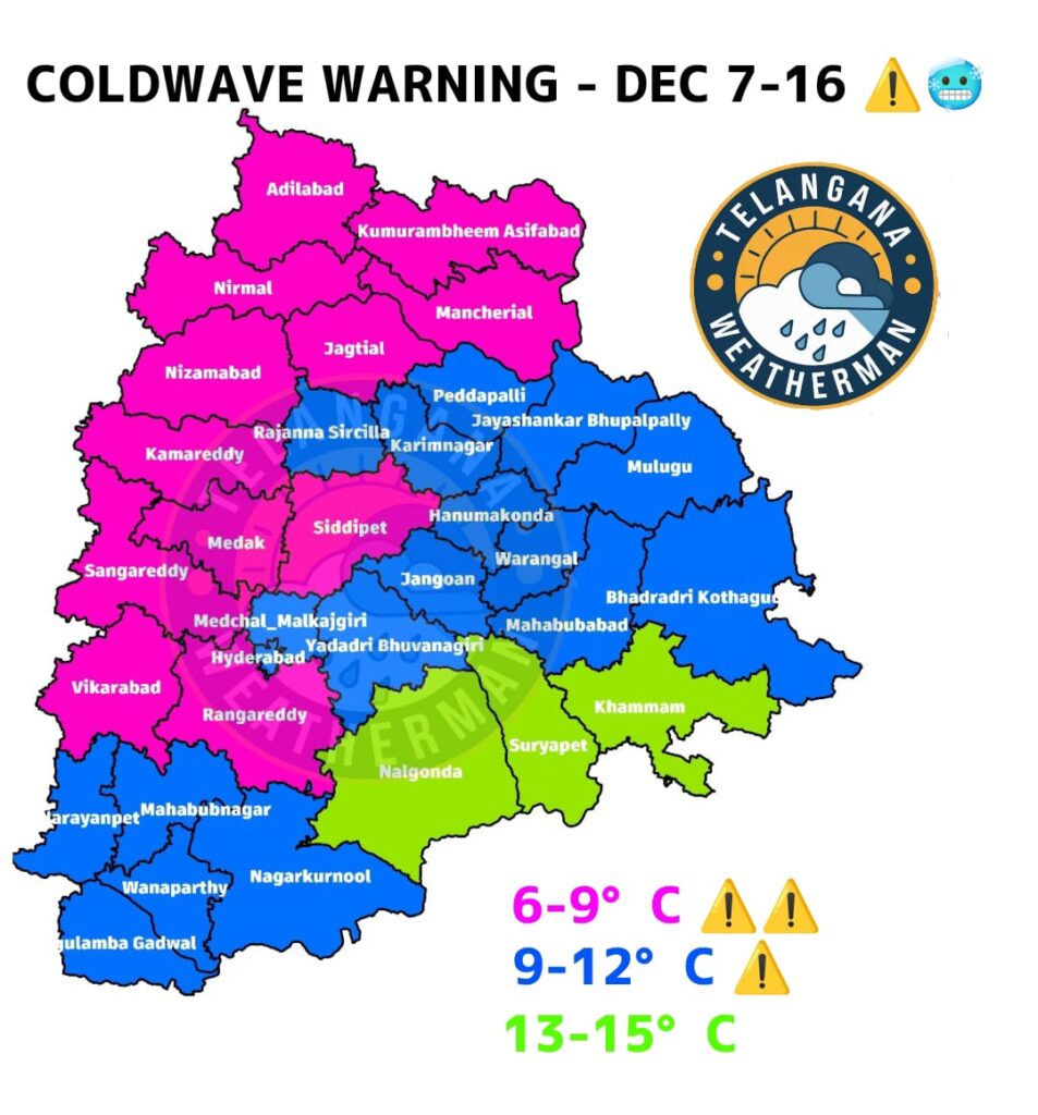 Temperatures will drop heavily from tomorrow