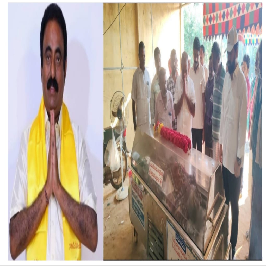 Kavali MLA pay tribute to  Senior TDP leaders 
