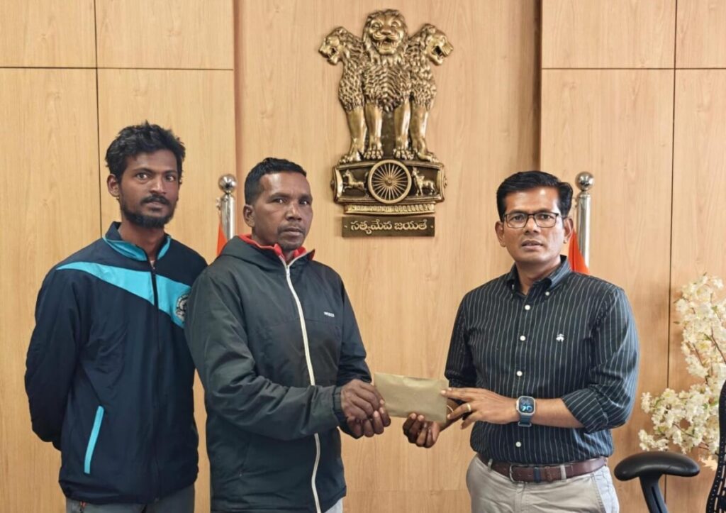 Tribal boy recognized as district cycling ambassador