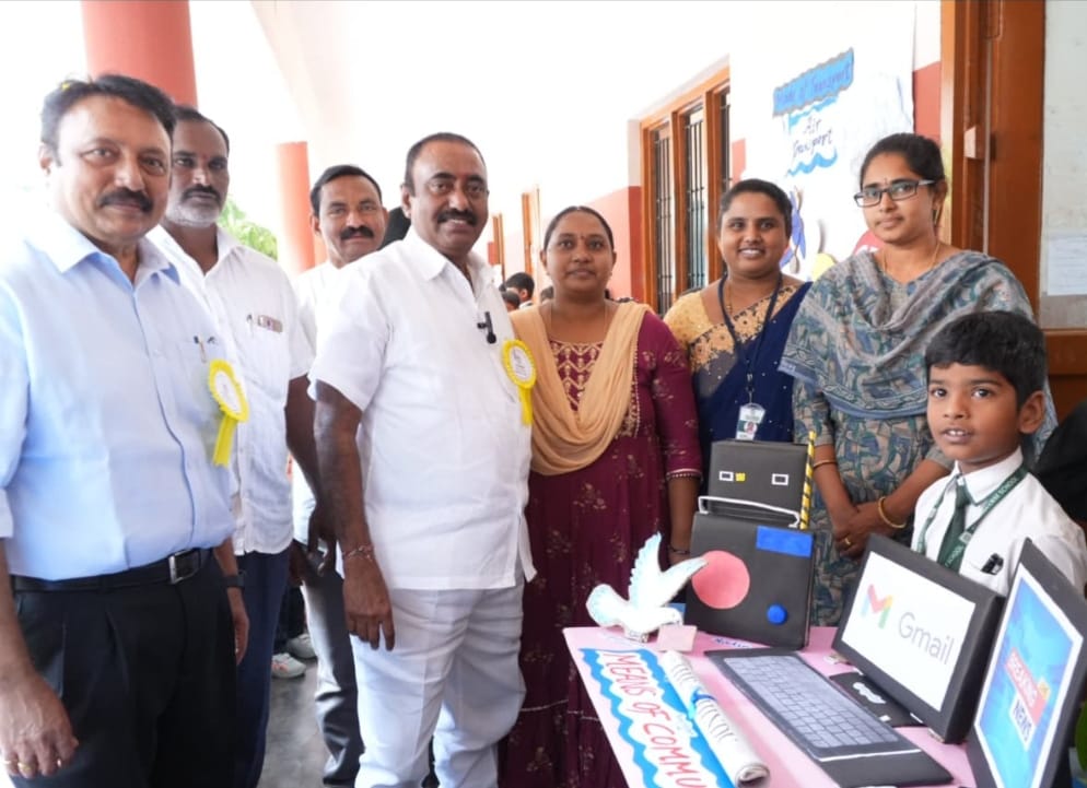 MLA Kavya Krishna Reddy participated Science Fair program