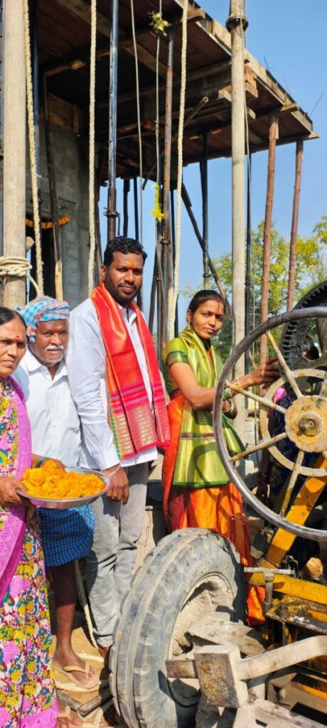 Sarpanch Sravanti-Sudhakar started 