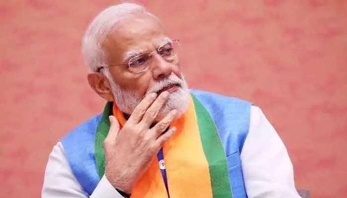 Modi's helicopter turned back