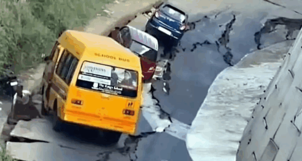 National Highway collapses