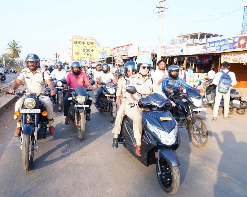 Wear a helmet.. reach home safely