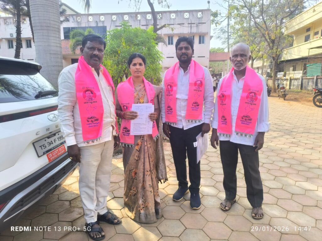 19th Ward BRS Party Candidate Jagadeeswari Nomination