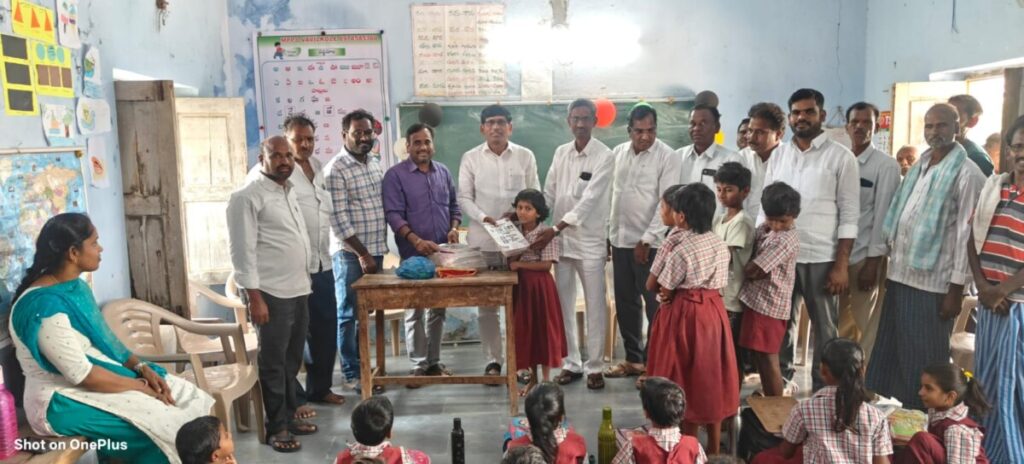 Distribution of study material for Gurukul admissions