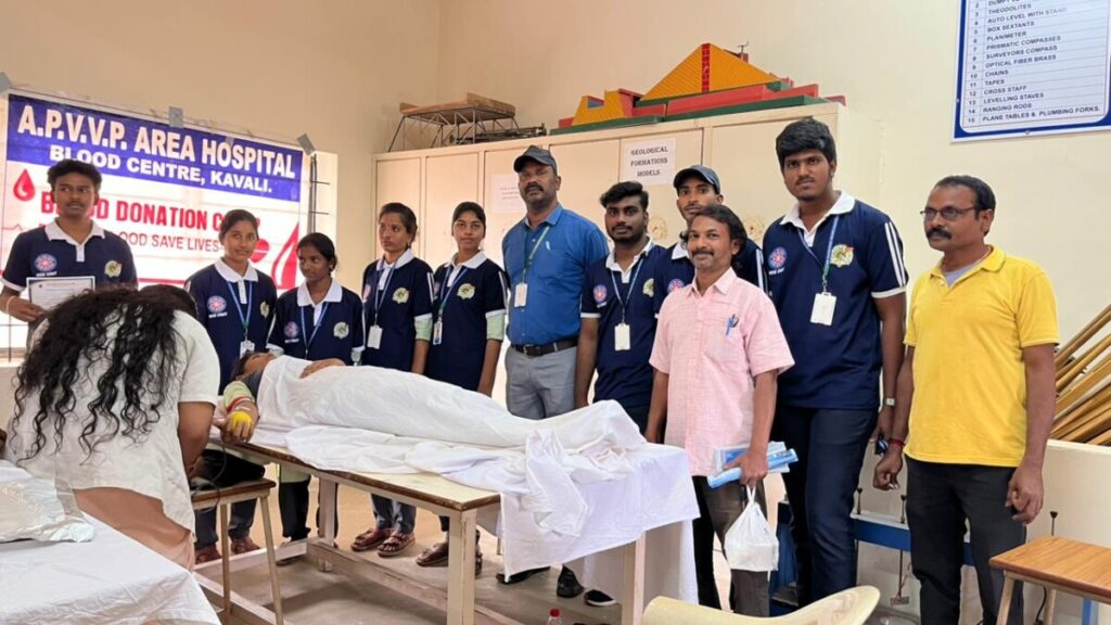 Mega Blood Donation Camp in R. S. R.