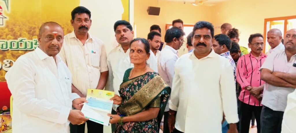 Chief Minister's Relief Fund Cheques Distribution