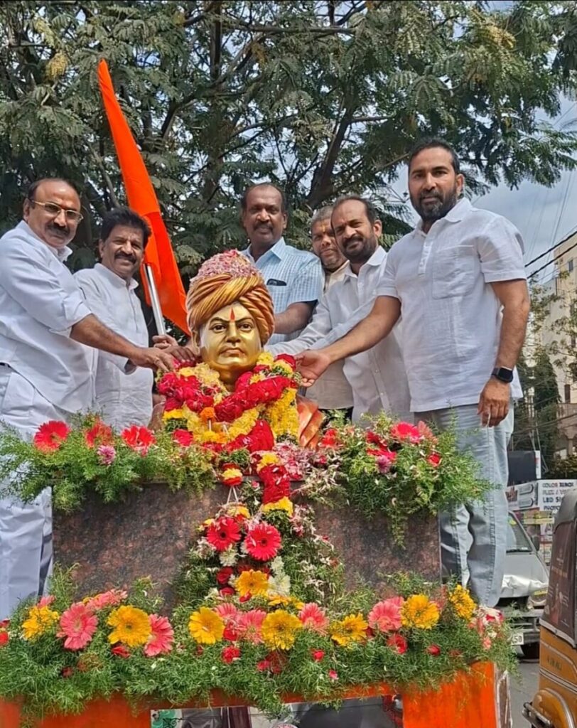 Janasena leaders participated in the 163rd birth anniversary celebrations of Swami Vivekananda