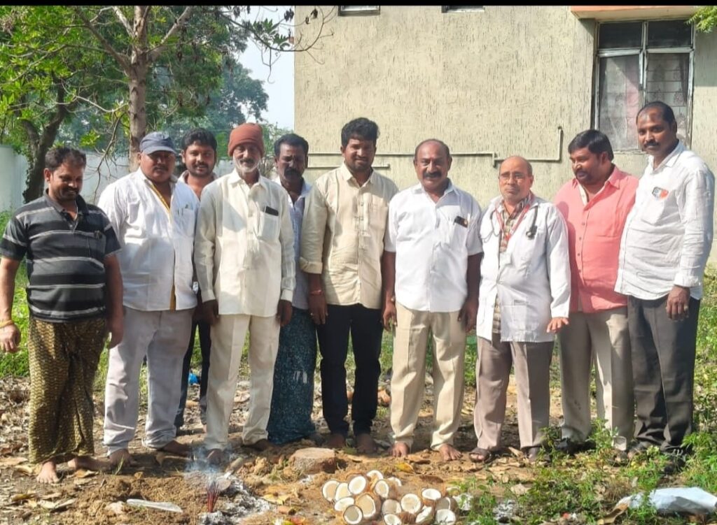 Groundbreaking ceremony for construction of government Ayurveda hospital