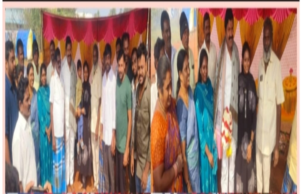 Mannemala Sukumar Reddy at the Amma Vari Anna Prasadam distribution program