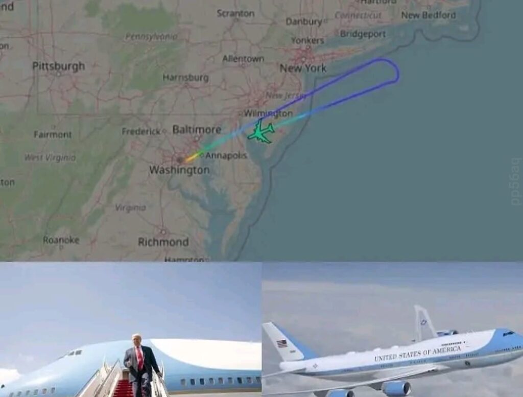 Trump's plane narrowly misses an accident