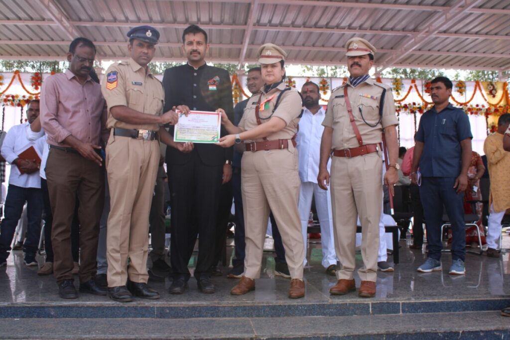 As part of the celebrations held at the Vikarabad District  Collector Prateek Jain 