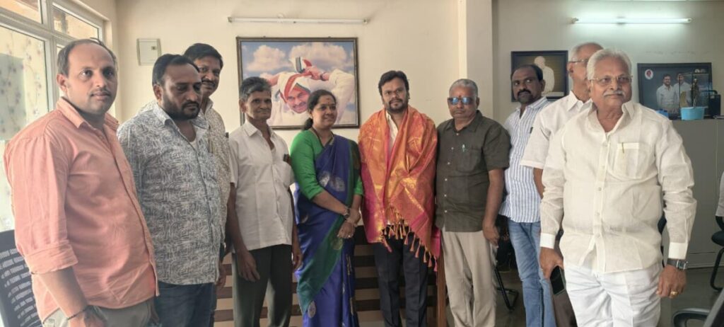 leaders congratulate Pilli Surya Prakash