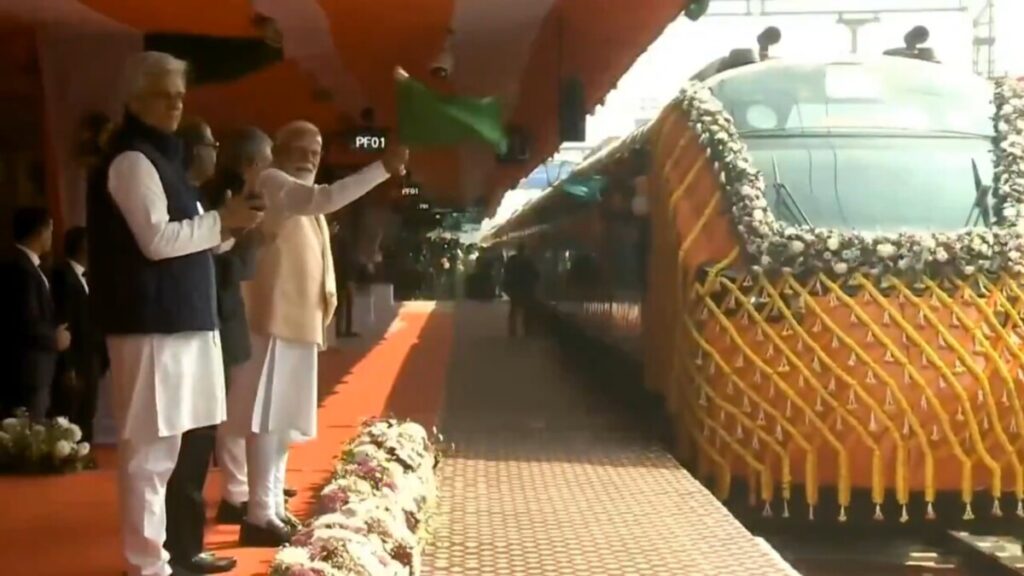 Modi flags off first Vande Bharat sleeper