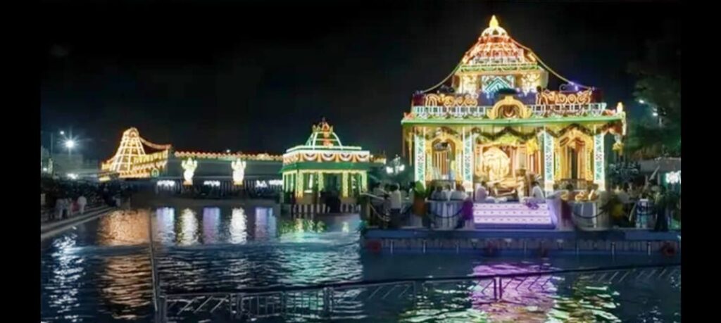 The Srivari Float Festival will be held in Tirumala