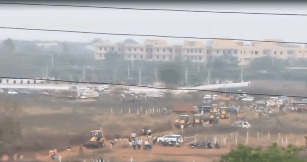 Massive operation in Khammam city outskirts