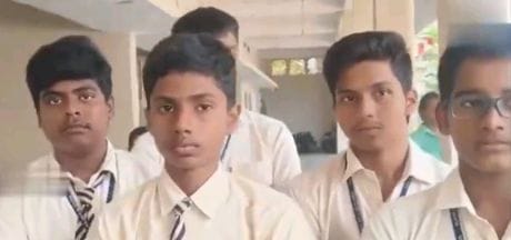 Teachers tied with sandals