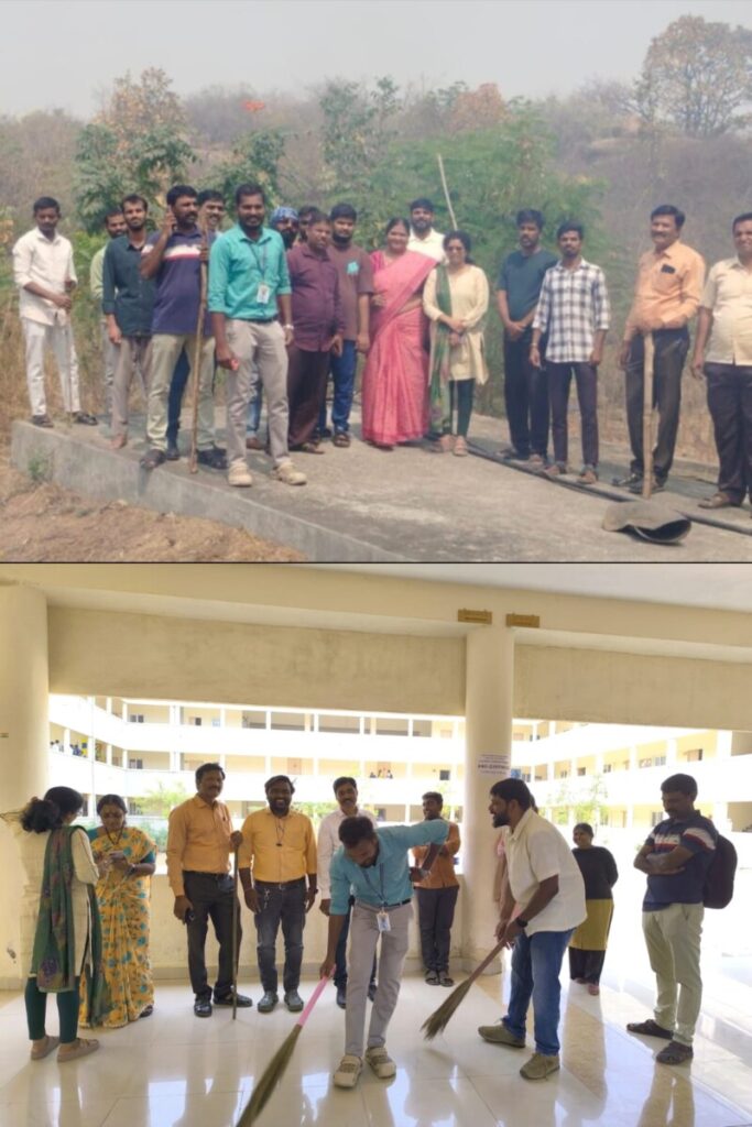 Journalism students volunteer at Telugu University