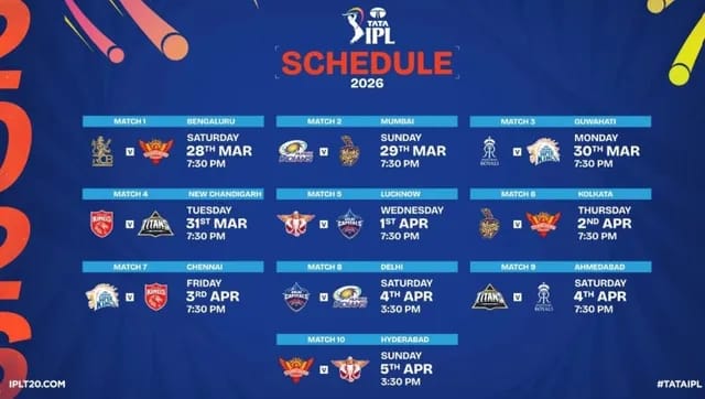 first phase of IPL-2026