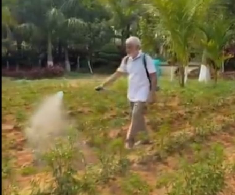 Vijayasai Reddy organic farming