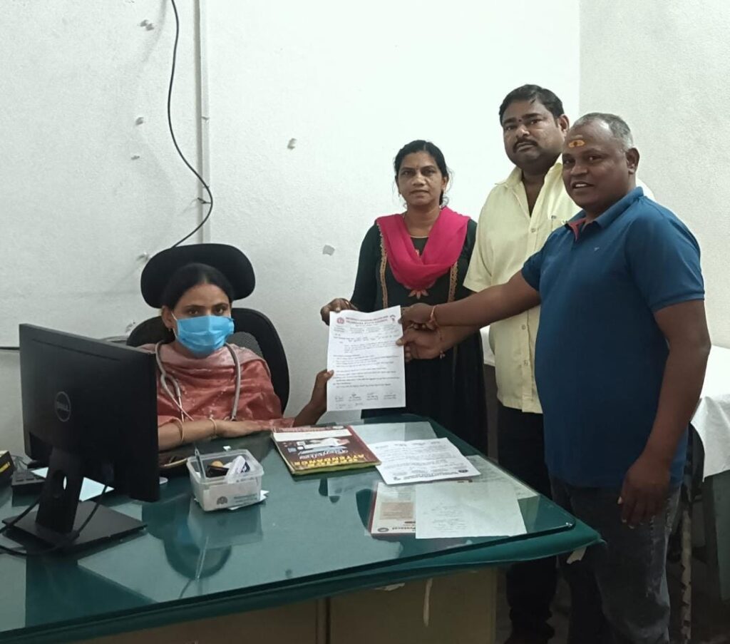 Dr. Anita was given a petition by NHM employees