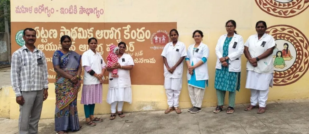 NHM employees protest