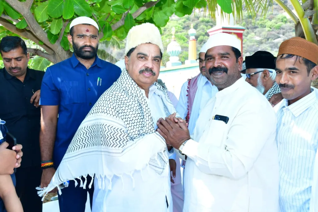 MLA Amilineni participated in Eid prayers