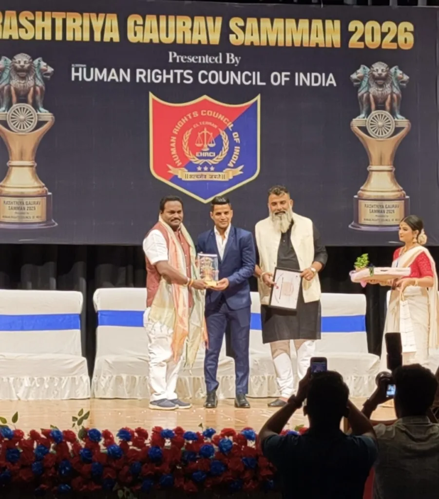 Karka Nagaraju receives Rashtriya Gaurav Samman award