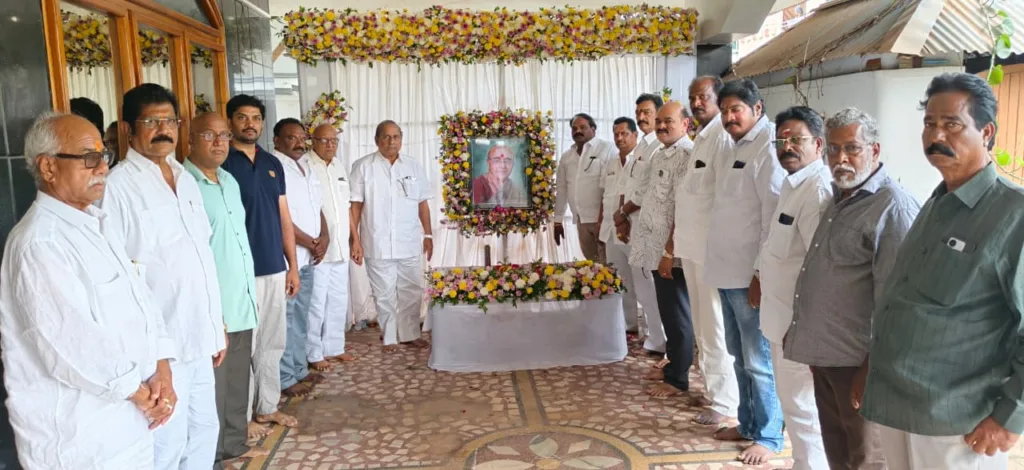Leaders pay tribute to former Kadiyam MPP 