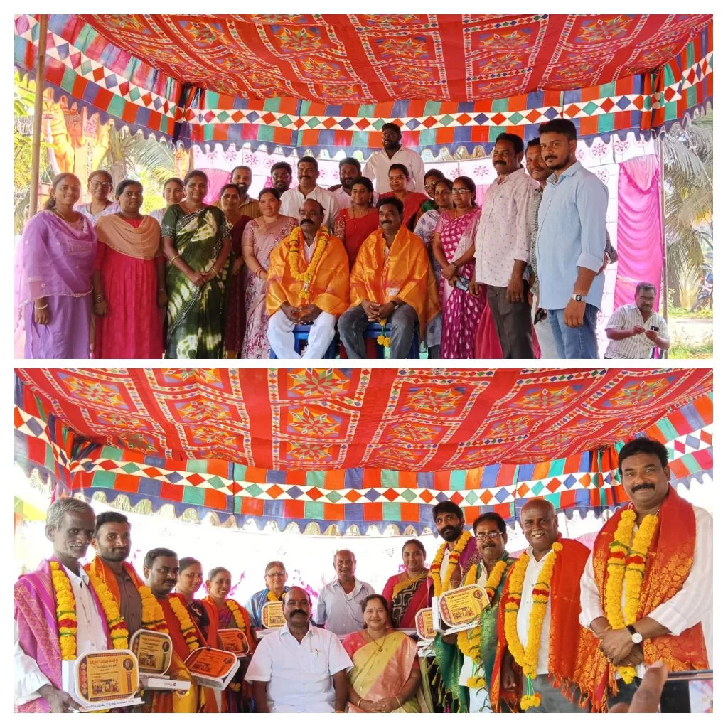 Dulla Panchayat staff and sanitation workers