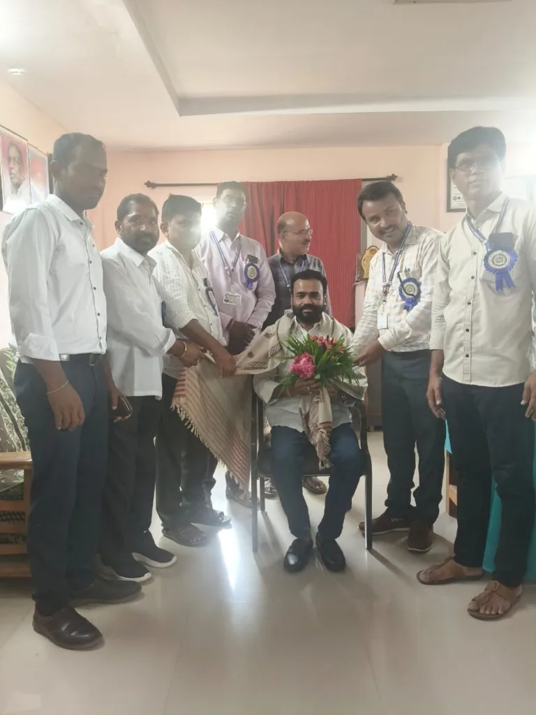 Jale Narasimha Reddy participated in the farewell party