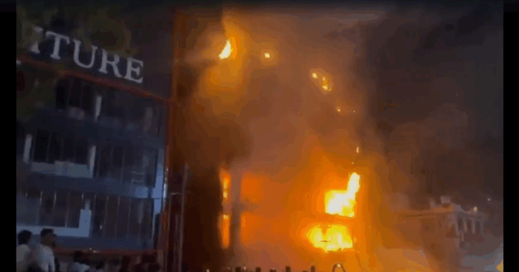 Another major fire in Hyderabad