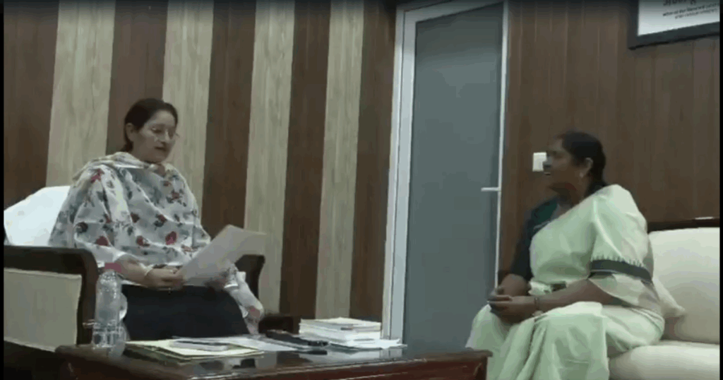 Minister Seethakka on Delhi visit