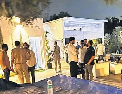 Shooting at Moinabad 