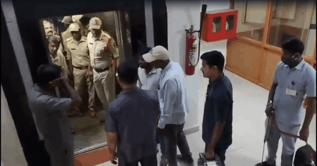 Bomb threat to IMD office