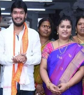 MLC Anantha Babu's wife 