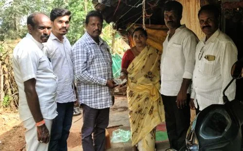Financial assistance to fire victim