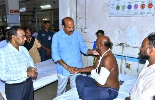 Minister visits Victim